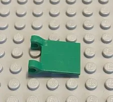 LEGO Solid Green  2x2 Clip on Flag