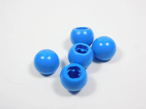 LEGO Lot of 5 Dark Azure Blue Technic Ball Joints S4