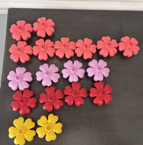 Lego Duplo Flower Floral Lot Flower Garden House Zoo Lot Of 18