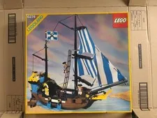 LEGO LEGOLAND Caribbean Clipper 6274 In 1989 New Retired Sealed Inner Bags