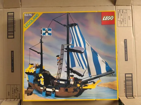 LEGO LEGOLAND Caribbean Clipper 6274 In 1989 New Retired Sealed Inner Bags