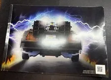 LEGO 10300 | DeLorean Back To The Future Time Machine Instruction **MANUAL ONLY*