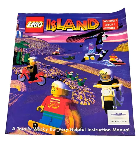 LEGO Island Volume1 Issue1 Number1 Instruction Manual Mindscape 1997