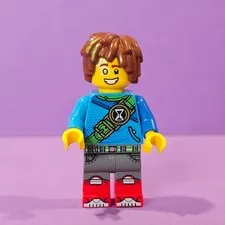 LEGO minifigure, Dreamzzz, drm003, Mateo - Dark Azure Robe
