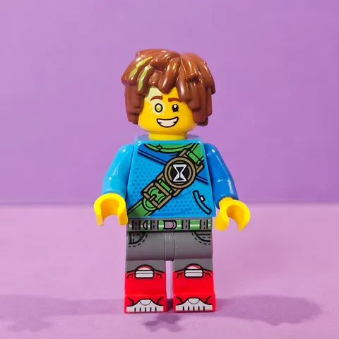 LEGO minifigure, Dreamzzz, drm003, Mateo - Dark Azure Robe