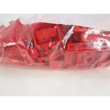 1.4 LBS LEGO Bricks Bulk Lot Red Yellow Orange Purple Pink Mixed Building Pieces