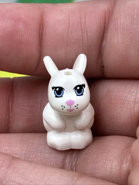 Lego Friends White Bunny Rabbit Daisy Figure 98387pb01