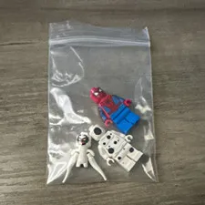 LEGO Spider-Man Minifigure Lot w/ White Accessories Polybag Plastic Age 4+