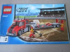 Lego City Building Instructions Instruction 60027 -2 Low Loader Flatbed Truck