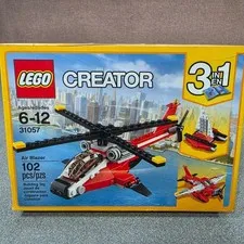 LEGO Creator Air Blazer 31057 Kids New 3-in-1 Helicopter Seaplane Set