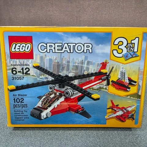 LEGO Creator Air Blazer 31057 Kids New 3-in-1 Helicopter Seaplane Set