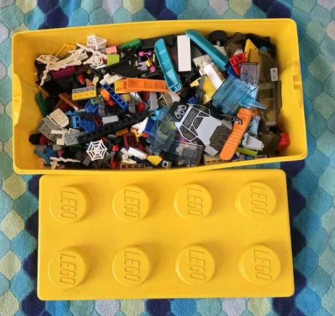 Bulk LEGO Mixed Parts Lot 4+ lbs Bricks Wheels Windows City Friends Creator