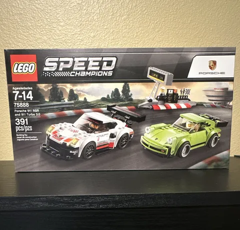 LEGO Speed Champions: Porsche 911 RSR & 911 Turbo 3.0 (75888) New in Box