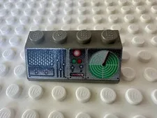 LEGO Slope 45 2 x 4 with Radio and Radar Console Pattern 3037px7