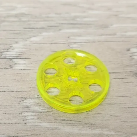 Lego 4185 2786 49750 65668 Trans Neon Green Technic Wedge Belt Wheel Pulley