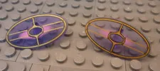 LEGO Star Wars Minifigure Trans-Purple Gungan Shield Elliptical 92747pb13 7929