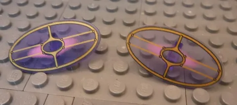 LEGO Star Wars Minifigure Trans-Purple Gungan Shield Elliptical 92747pb13 7929