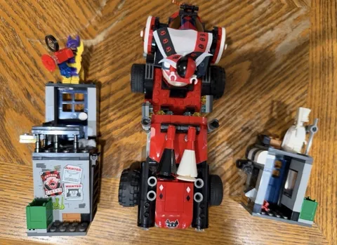 LEGO 70921 Harley Quinn Cannonball Attack Complete 4 Minifigs Crazy Quilt Ghost 