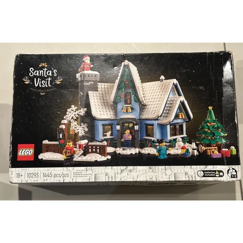 LEGO Damanged Box Santa's Visit 10293 Winter Village Complete Set 1445 Pieces