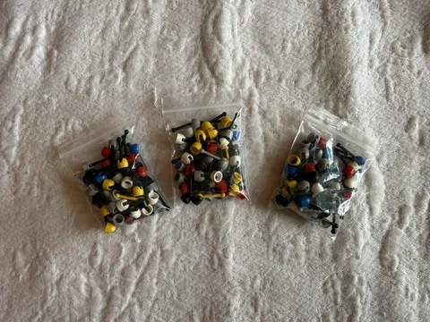 LEGO Antenna with Levers Small Base Mixed Colors Lot of 150+