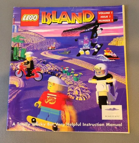 LEGO Island Volume1 Issue1 Instruction Manual Mindscape 1997 