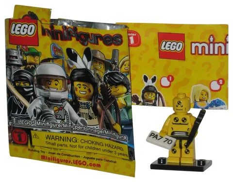 LEGO Series 1 Demolition Crash Test Dummy (2010) MiniFigure Toy Figure