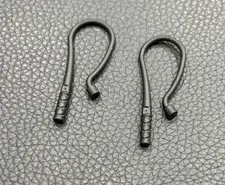 LEGO Black Lot 2 Minifigure Weapon Horse Whip Bent Flexible 88704