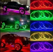 Sando Tech 15.5 Rgb Colors Shift Led Wheel Ring Light W/Braking Functionand