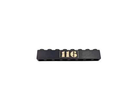 Lego® 12V 4.5V TRAIN Railway Brick 1x8 8x1 IMPRINT GOLD 116
