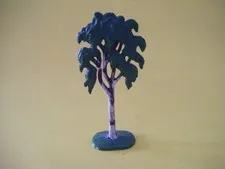 LEGO Vintage 50's VERSION Flat Painted Birch Tree solid base FTBirch1 1950'S