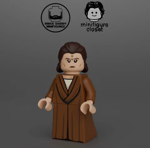 LEGO Star Wars BrickDaddy BDM Custom Braided Battler TPM Depa Pad Minifigure NEW
