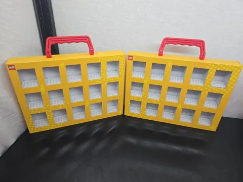 LEGO Mini Figure Collector's Box Carry Case with Handle - Holds 15