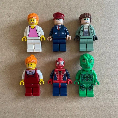 LEGO Spider-Man Green Goblin Doctor Octopus Mary Jane Minifigure Lot