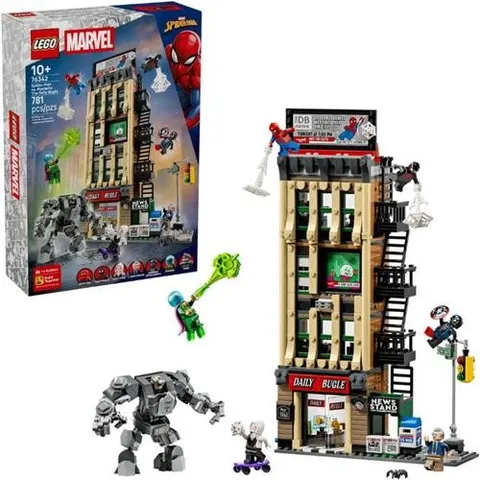 LEGO 76342 Marvel Spider-Man vs. Mysterio: The Daily Bugle Building Set 781 Pcs