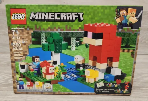 Lego Minecraft The Wool Farm 21153 100% Complete Set 6251782 Brand New Sealed