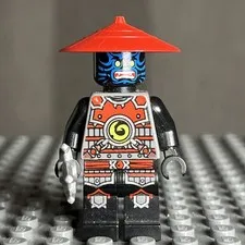 LEGO Minifigure Stone Army Swordsman Ninjago njo0077 Blue Face - 3C