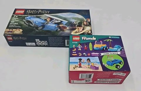 NEW LEGO Harry Potter 76424 Flying Ford Anglia + LEGO Friends 41725 Beach Van