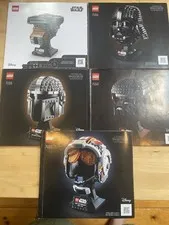 Star Wars Lego Helmet Instruction Manual Lot /9