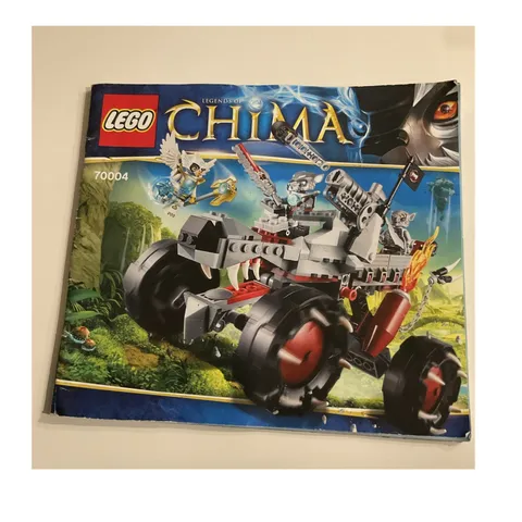 LEGO Wakz' Pack Tracker 70004 Illustrated Instruction Manual Booklet
