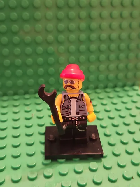 LEGO Series 10 Motorcycle Mechanic Collectible Minifigure -