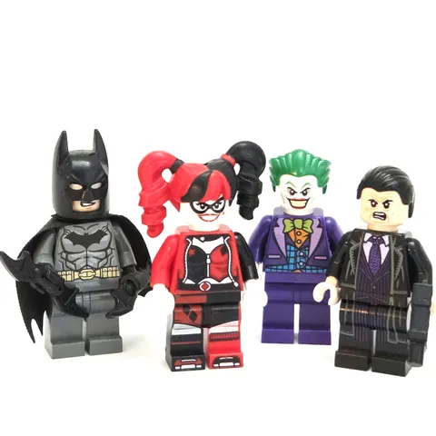 LEGO Batman & Classic Villains Minifigure Bundle Harley Quinn Joker Penguin Lot