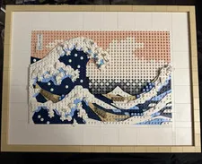 LEGO Art Hokusai The Great Wave 31208 Custom Printed Wall Art Panel Set
