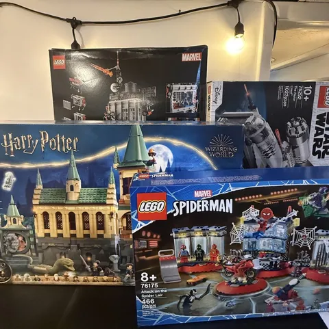 LEGO Super Heroes: Daily Bugle (76178) Hogwarts Chamber Secrets Razor Crest Lot