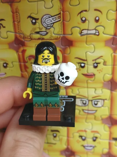 LEGO Thespian Actor Minifigure Series 8 Col126 Shakespeare CMF MINIFIG Free Ship