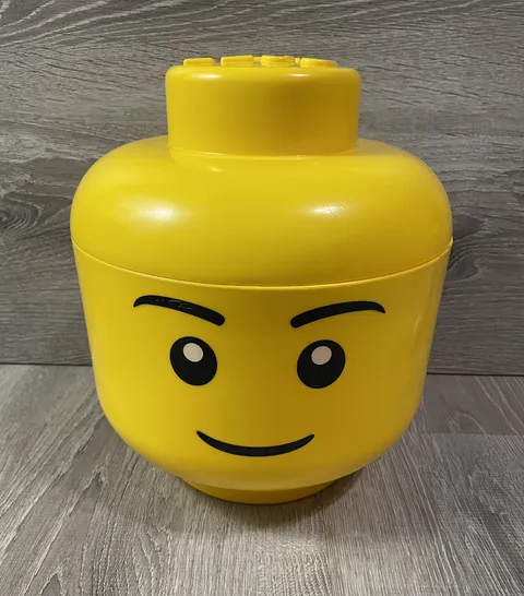 Lego Smiling Yellow Head Storage Case Container 4031