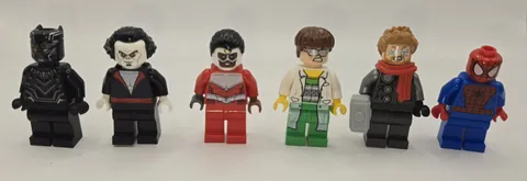 Lego Superhero Minifigure Lot Of 6 Marvel Characters
