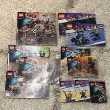 LEGO The LEGO Movie  Instruction Manual Lot of 8 sets (11 booklets) 1 70806 etc!