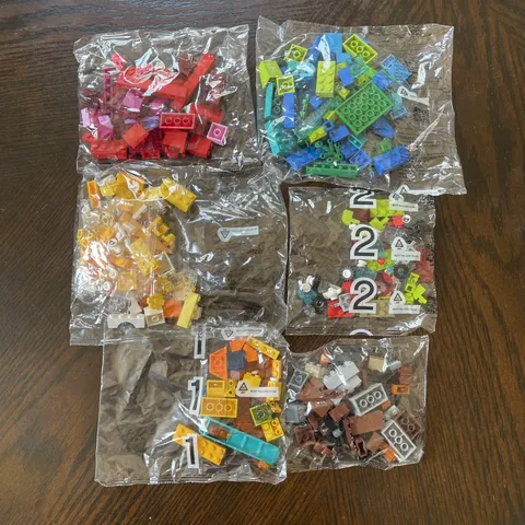 LEGO CLASSIC 11013 Creative Transparent Bricks | Missing Bag 3/4 | Free Shipping