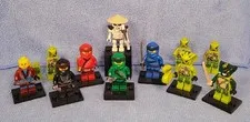 LEGO NINJAGO Legacy Minifigure Lot Lloyd Kai Jay Cole Nya Serpentine Wyplash