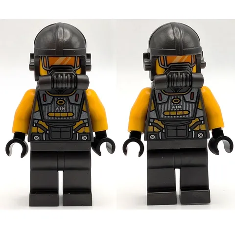 Two LEGO Marvel AIM Agent Minifigures, Minifig, Figure ID: SH624